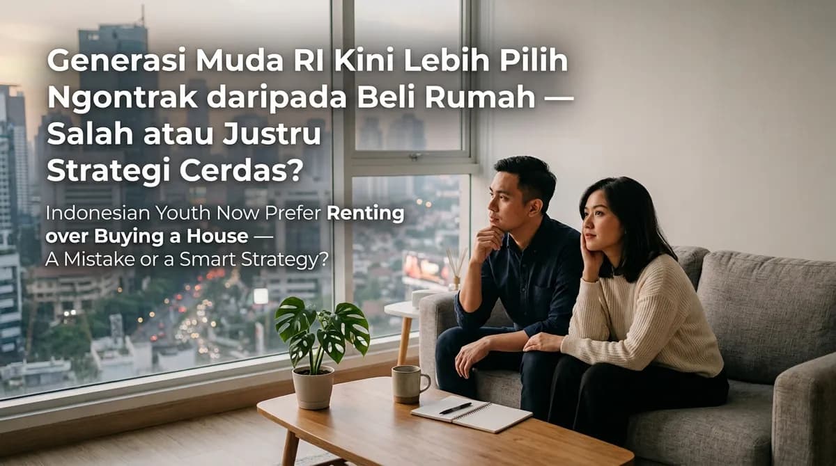 Ngontrak vs Beli Rumah: Strategi Cerdas Generasi Muda RI 2026