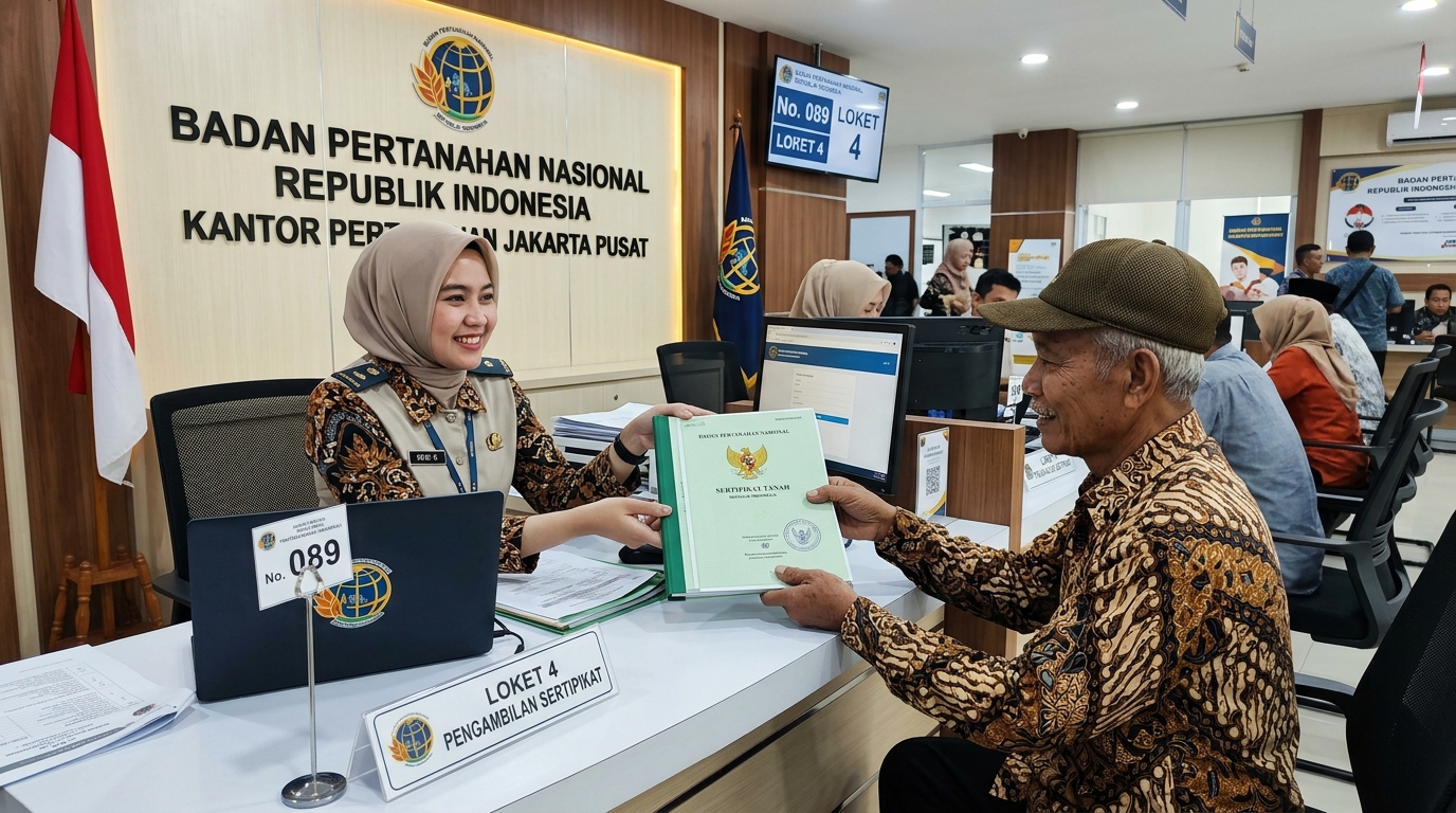 Prosedur Pelayanan Pendaftaran Sertifikat di Kantor BPN