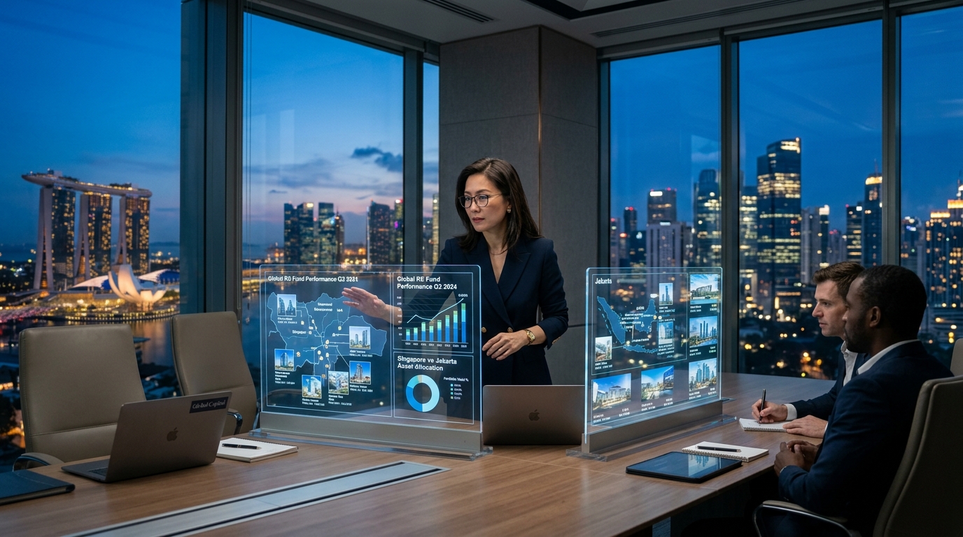 Investor Menganalisis Portofolio Properti Komersial Global